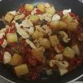 El cooksnap de ana maria liñán cuando hizo Pollo con piña.