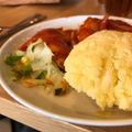 Yuya Ono's cooksnap of when they made Ugali served with cabbage and beef wet fry.