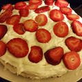 brenda.candelaria.14's cooksnap of when they made Strawberry Jello/Poke Cake.