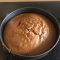 El cooksnap de Mel Pulido cuando hizo Bizcocho de chocolate y yogurt.