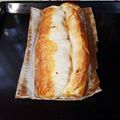 El cooksnap de Luis cuando hizo Hojaldre relleno de salmón 🥙.