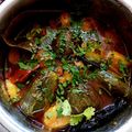 Shital Jataniya's cooksnap of when they made ભરેલા રીંગણ બટાકા નું શાક (Bharela Ringan Bataka Shak Recipe In Gujarati).