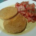 El cooksnap de l a u • s o s a cuando hizo Milanesas vegetarianas / veganas de soja y arroz integral sin gluten (súper económicas).