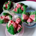 Cooksnap dari Ayu Maha untuk resep Bolu kukus merekah tanpa soda (mirip semangka) anti gagal