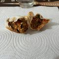 El cooksnap de Lucas F. López cuando hizo Engañadas al horno(Empanadas de soja texturizada).
