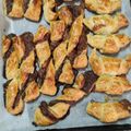 El cooksnap de Elisabeth Caracuel cuando hizo Hojaldre sacristanes con Nutella.
