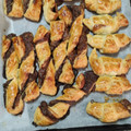 El cooksnap de Elisabeth Caracuel cuando hizo Hojaldre sacristanes con Nutella.