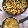 El cooksnap de Carmen Reyes Rubio cuando hizo Couscous con verduritas y pollo.