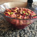 El cooksnap de Naza Fernández cuando hizo La Sangría.