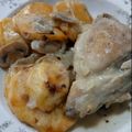 El cooksnap de maira echegaray cuando hizo Pollo a la crema con champiñón 🍄.