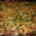 Dan's cooksnap of when they made Cheeseburger Casserole.