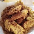 Cooksnap Opah To'Pah semasa beliau membuat Pisang Goreng Rangup.