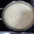 El cooksnap de Laura Sánchez García cuando hizo Crema de Coliflor y Puerro.