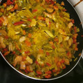 El cooksnap de Pacojo Trujillo cuando hizo Fideuá de mejillones y gambas.