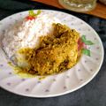 Cooksnap shazrina semasa beliau membuat Rendang ayam kuning.