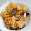 El cooksnap de MaryGlory cuando hizo Merluza a la gallega.