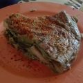 El cooksnap de 95vanedg cuando hizo Tortilla de berenjenas y calabacín light.