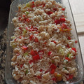 El cooksnap de Julián cuando hizo Ensalada de arroz.