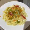 El cooksnap de Claudia Perera cuando hizo Fideos con verduras.