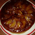 El cooksnap de Andre Rivero cuando hizo Tarta de manzana invertida.