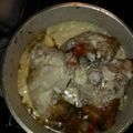El cooksnap de Mauricio Molero cuando hizo Pechugas de pollo al horno con salsa de queso y verduras.