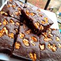 El cooksnap de Angie Silveira cuando hizo Brownies gasoleros y chocolatosos, con cacao y aceite.