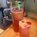 El cooksnap de YUNISLEIDIS 🌹 cuando hizo Limonada con fresas y manzana.