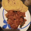 El cooksnap de Nayeli Del Carmen Ibáñez Ibáñez cuando hizo Papas con rajas y queso.