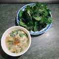 Cooksnap của Thùy Ngân khi họ làm theo món Cháo nghêu tía tô