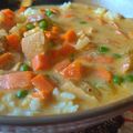 Mommyluvs2cook's cooksnap of when they made Creamy chicken and rice soup.