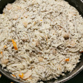 El cooksnap de monica cm cuando hizo Pasta con gambas, gulas y nata.