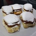 El cooksnap de Ludmila Binda cuando hizo Miguelitos (PAN DE LECHE RELLENOS).