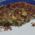 El cooksnap de Shu Molina cuando hizo Tortilla de pencas de acelga.