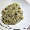 El cooksnap de Yenis cuando hizo Risotto de brócoli y setas.