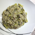 El cooksnap de Yenis cuando hizo Risotto de brócoli y setas.