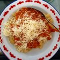 Cooksnap dari Rita Ariessusanti untuk resep Spaghetti with Tuna Sauce Bolognese 🍝