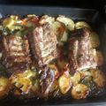 El cooksnap de David Barrio cuando hizo Costilla de cerdo al horno con patata panadera.