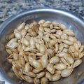 El cooksnap de Maria Beatriz Perez cuando hizo Semillas de calabaza tostadas.