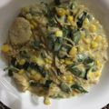 El cooksnap de Verónica Rojas Hernández cuando hizo Rajas poblanas con crema. ॐ.