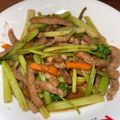 惠英 高 的 沙茶芹菜炒肉絲 cooksnap