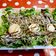 El cooksnap de Antonia Campillo cuando hizo Ensalada templada de rulo de queso de cabra y gulas.