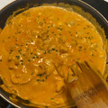 El cooksnap de Laura Sampedro cuando hizo Pollo al Curry.