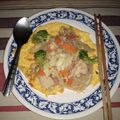 รูป Cooksnap ของ B เมื่อเขาทำ 🍳 ผัดหมี่อกไก่พริกไทยดำห่อไข่ (คลีน)