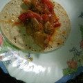 El cooksnap de carmendolores1969 cuando hizo Fajitas de muslo de Pollo con Cebolla, Pimiento y Champiñones.