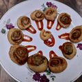 Dipti Mehrotra का कुकस्नैप जब उन्होंने पिनव्हील समोसा (Pinwheel samosa recipe in hindi) बनाया था।