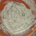 El cooksnap de Amparo Garnero cuando hizo Salsa crema con ciboulette (aderezo).