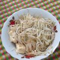 Cooksnap của Dân Vũ khi họ làm theo món Đậu hũ xào hẹ và giá đỗ
