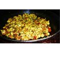 Insha Ansari का कुकस्नैप जब उन्होंने अमृतसरी पनीर भुर्जी (Amaritsari paneer bhurji recipe in hindi) बनाया था।
