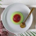 Cooksnap dari Saomi Mayhai untuk resep Puding susu melon strawberry