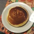 El cooksnap de magali cuando hizo Pancakes con chips de chocolate.